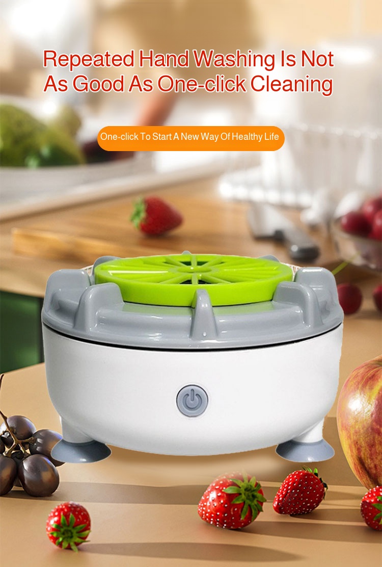 Description Picture 3 of itemPortable Fruit Vegetable Washing Machine Household Fruits, Vegetables Wash The Ingredients Fully Automatic Food Cleaner Machine